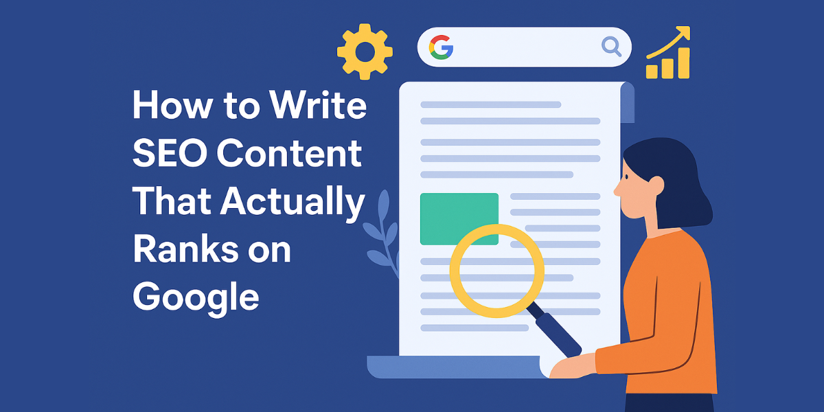 How to Write SEO Content That Actually Ranks on Google
