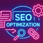 SEO Optimized URL Neon Visual