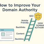 steps to improve domain authority through SEO and quality content
